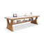 Bureau rectangulaire en bois massif Burlywood-242778043
