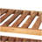Wood Rolling 4 Drawer and 2 Shelf Kitchen Cart with Black Metal Handles and Marble Top-55865884-55865885