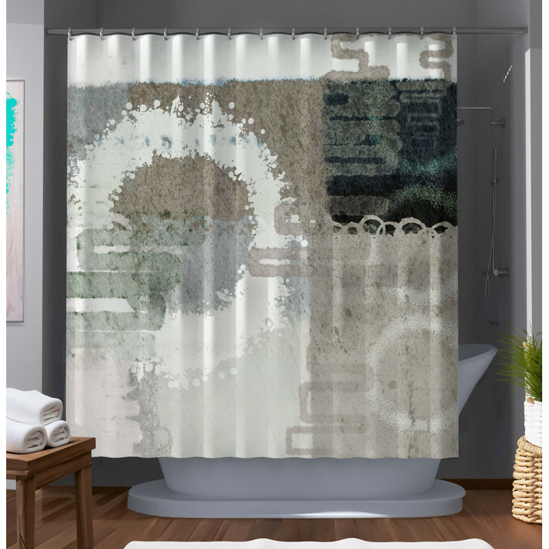 Rideau de douche tendance en plomb
