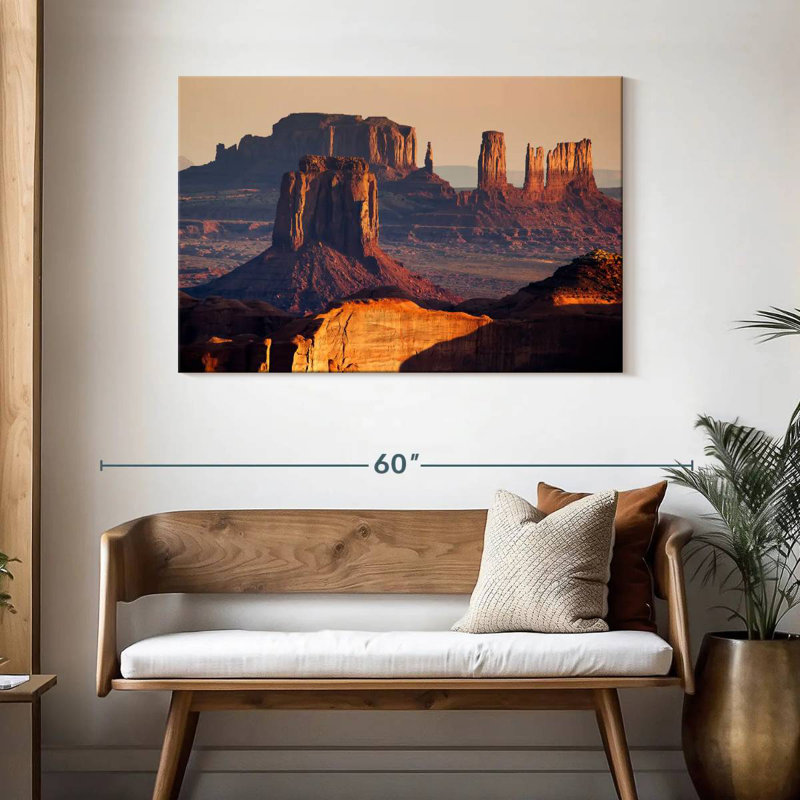 Alvord Sunset Monument Valley, H 30 po x l 45 po