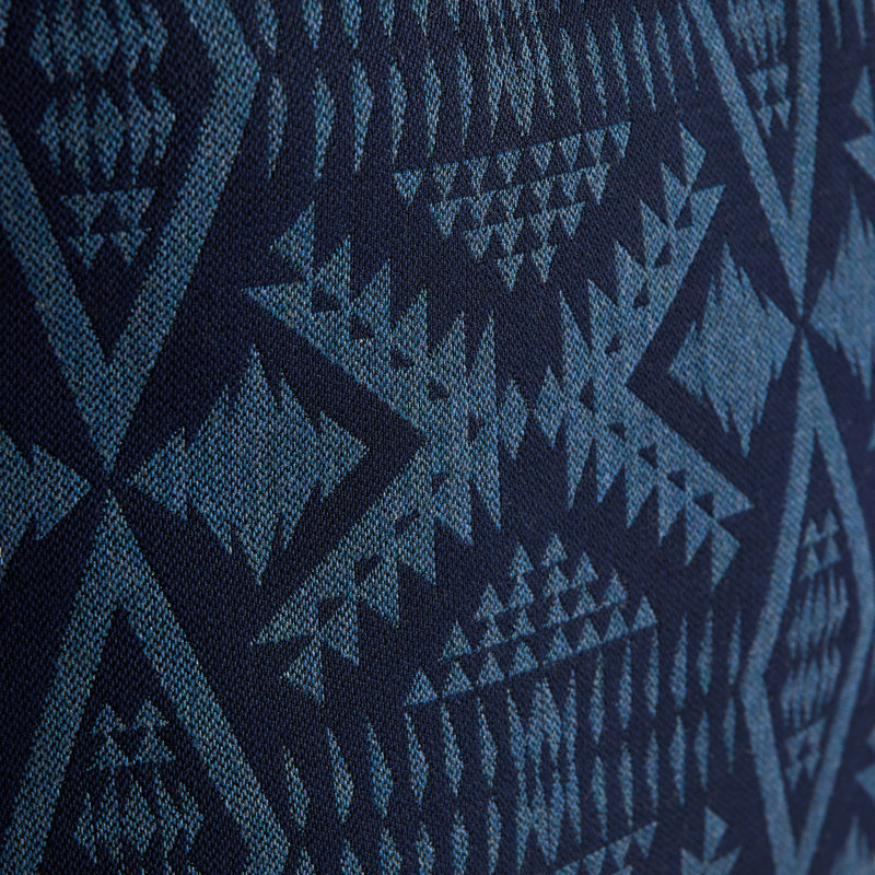 Ensemble de 2 coussins Sunbrella, Bleu géométrique