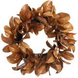 Magnolia Leaf Christmas Polyester Wreath