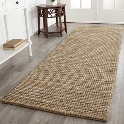 Ferrera Handmade Flatweave Beige Area Rug