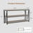55" Wooden Fluted Console Table, 3-Tier Sofa Table for Entryway & Living Room Behind Couch-84321372