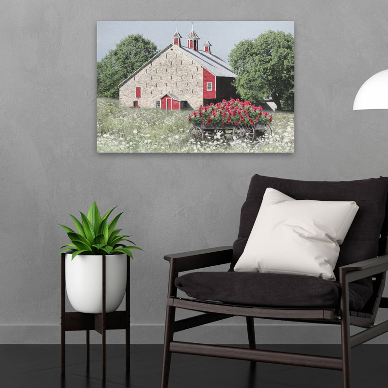 Beauté d'été - photographie contemporaine d'art de grange à la ferme, H 16 po x l 24 po