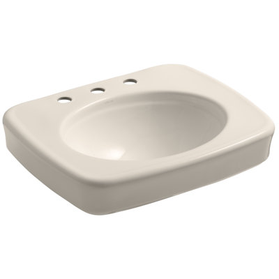 Bancroft® Vitreous China 24" Pedestal Bathroom Sink