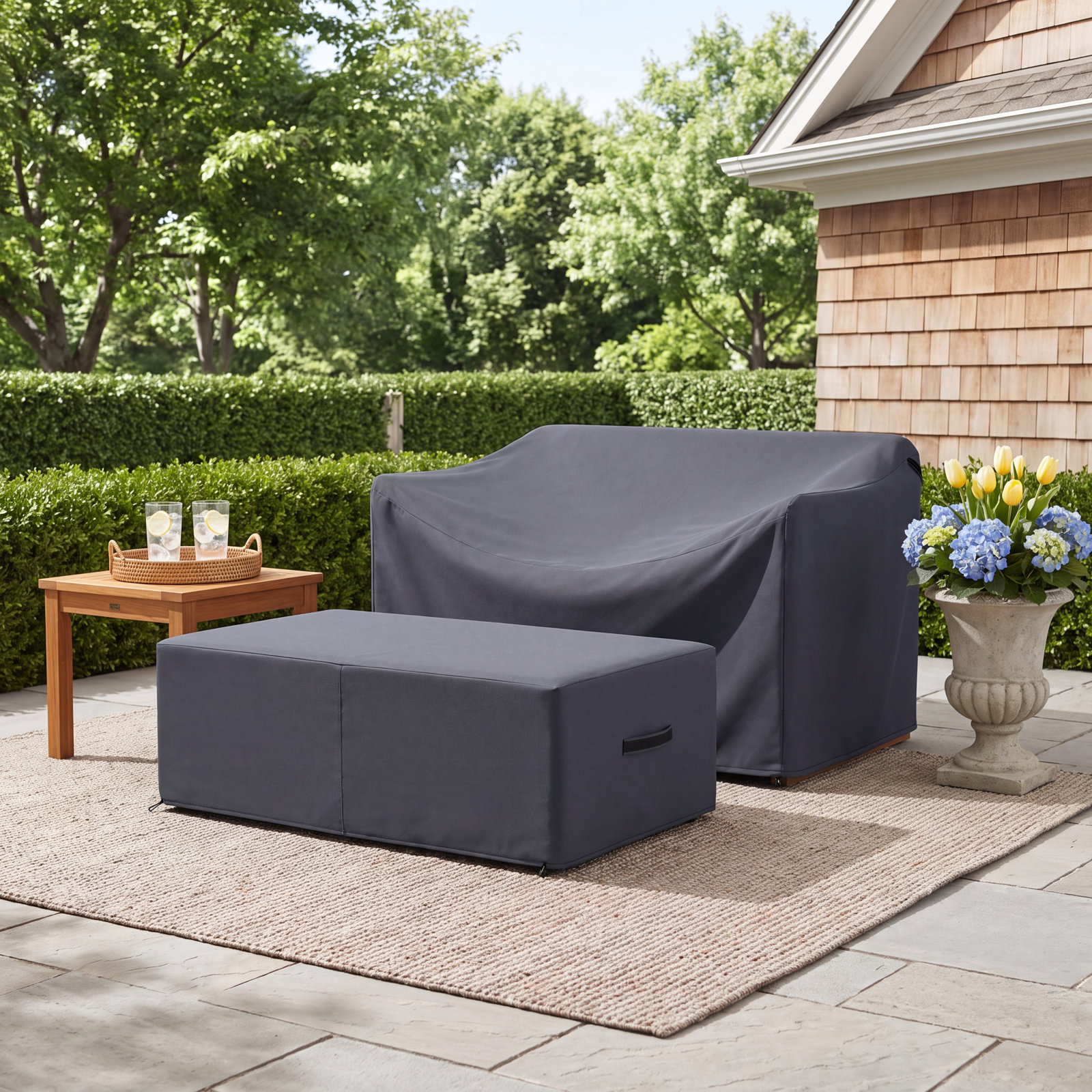 Aniston 59" Outdoor Conversation Set Cover