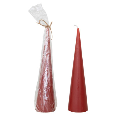 Bougie non parfumée en forme d'arbre