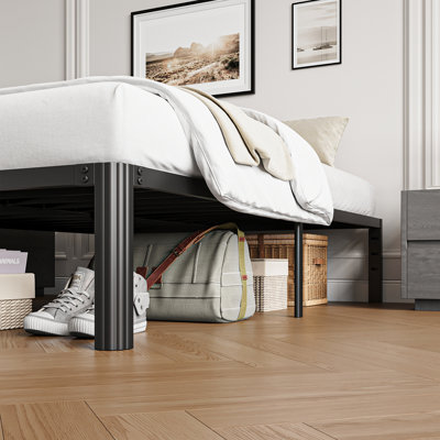  14‘’ Heavy Duty Metal Bed Frame,No Box Spring Needed,Easy Assembly
