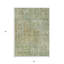 Tapis intérieur lavable abstrait 3 pi x 5 pi Sage