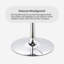 Lakisha Swivel Adjustable Height Counter Stool with Metal Frame-28785591