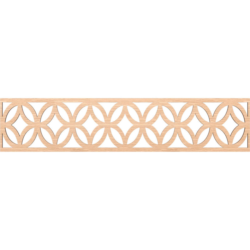 Moulure Crosby, Chêne rouge, H 10 po x l 46,75 po x P 0,25 po
