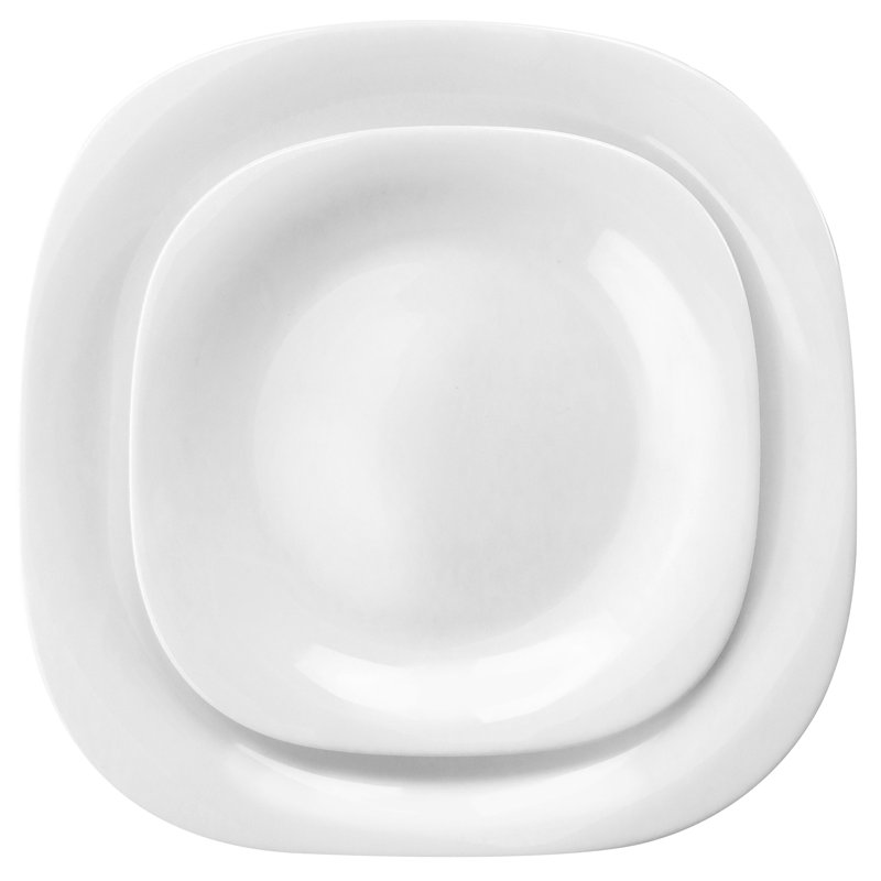 Gibson Tempered Glass Dinnerware Set - Service for 6