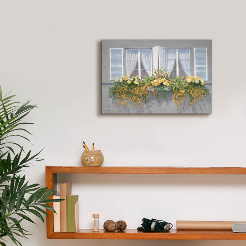 «Spring Window» par Diane Romanello, H 12 po x l 18 po x P 0,75 po