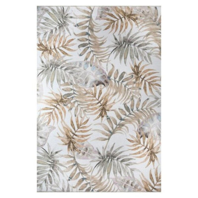 Nornton Machine Woven Brown/Grey Rug