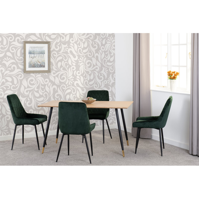 Aathyn 4 - Person Dining Set, Green