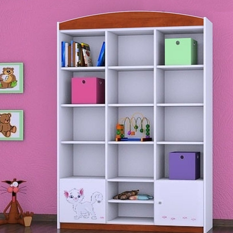 Jonas 183cm H X 132cm W Kids Cube, Brown