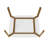 Gales 5-Piece Mid-Century Modern Dining Set in White-981827393
