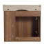Meuble-lavabo moderne 24 po avec lavabo. Porte à fermeture en douceur, fabrication en contreplaqué. , -. Armoire et évier en céramique blanc