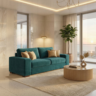 Modena 2-Arm Sofa – USA-Made, Fast 5-Day Shipping, Custom Fabric Choices, Timeless Design for Any Home
