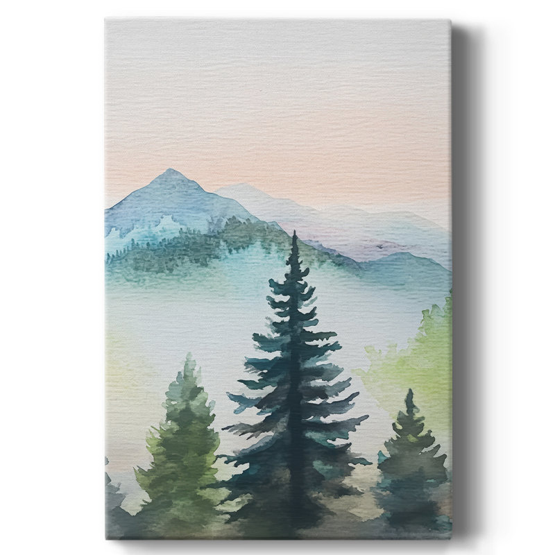Toile tendue avec châssis paysage LX III - prête à être accrochée, H 18 po x l 12 po