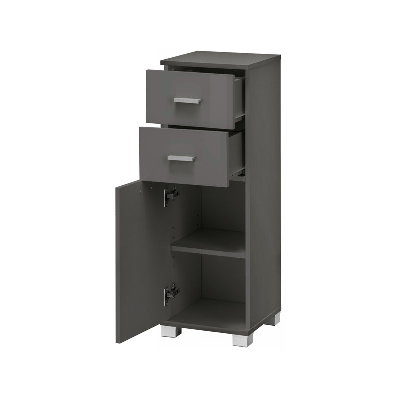 Armoire de rangement 2 tiroirs Niaimani Amrika