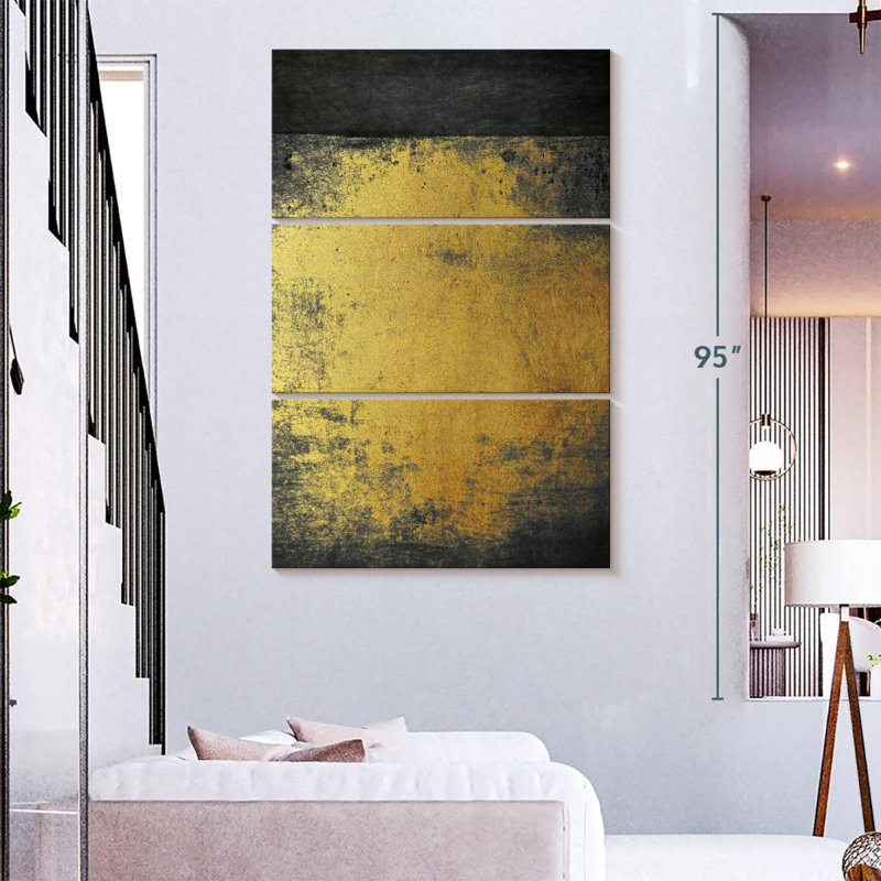 Avery Abstract Grunge II, 74" H x 48" W