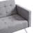 Bed With Breathable Fabric In Grey For A Relaxed Dorm Convertible Sleeper Couch Comfy Living Space-1812907037