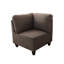 Ikbal de salon brun en flanelle 8 pièces-1309600982