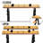 Livingon 23.75'' W Manufactured Wood Top Workbench