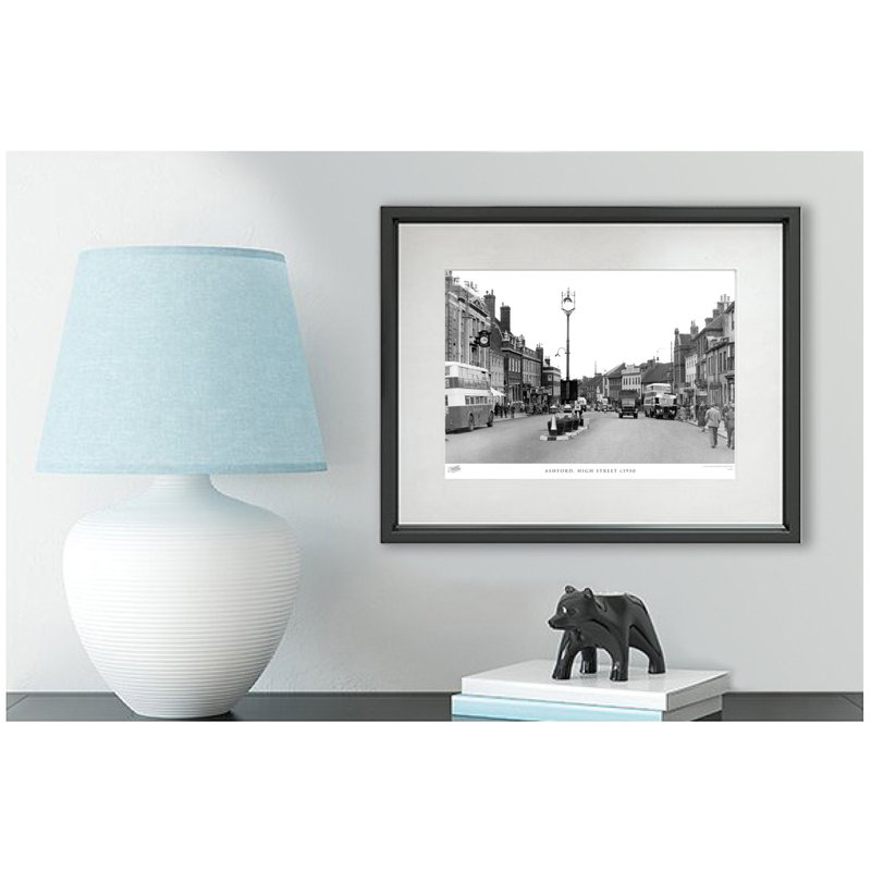 Ashford, High Street C1950 - Single Picture Frame Print, 28cm H x 36cm W x 2.3cm D
