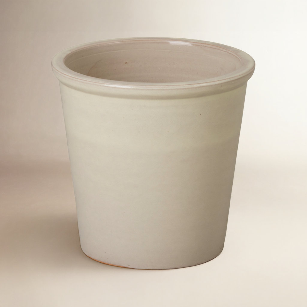 Ceramic Pot Planter, 10'' H x 15'' W x 15'' D