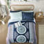 Draps et édredons pour chambre à coucher - imprimé médaillon, tissu en microfibre, collection de literie décorative avec rembourrage,-116011456-116011461