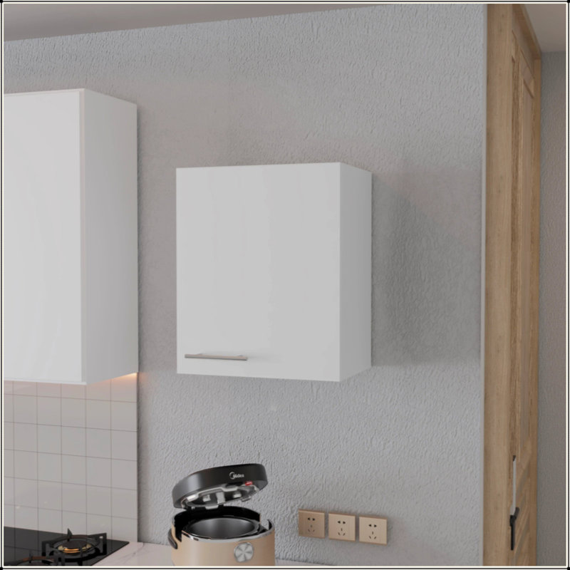 Hi Wall Cabinet With 1 Door, White
