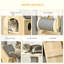 Arbre à chat Cozy-House Pawhut
