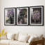 Imprimé floral rétro CCLXV III - impression encadrée sur mesure de qualité supérieure - 3 pièces-547309250-547309253