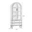 Bois massif + vitrines en verre-120232450
