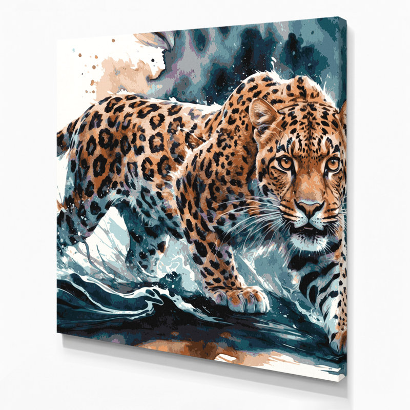 Art mural sur toile Big Cats, H 32 po x l 32 po