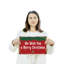 Enseigne en plastique 10 po x 14 po We We You You Merry Christmas