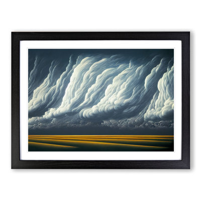 Thunderstorm Clouds Vol.1 1 Piece Single Picture Frame Wall Art