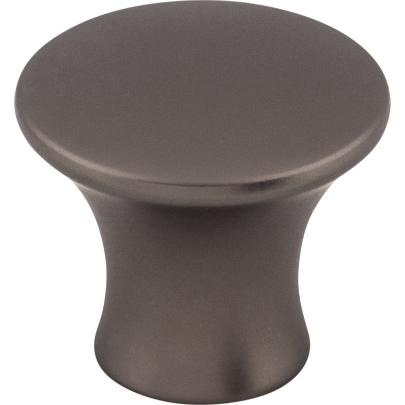 Oculus Round Knob, 1 1/8" Knob Diameter, Ash Gray