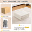 Lit modulaire convertible blanc Mahjong
