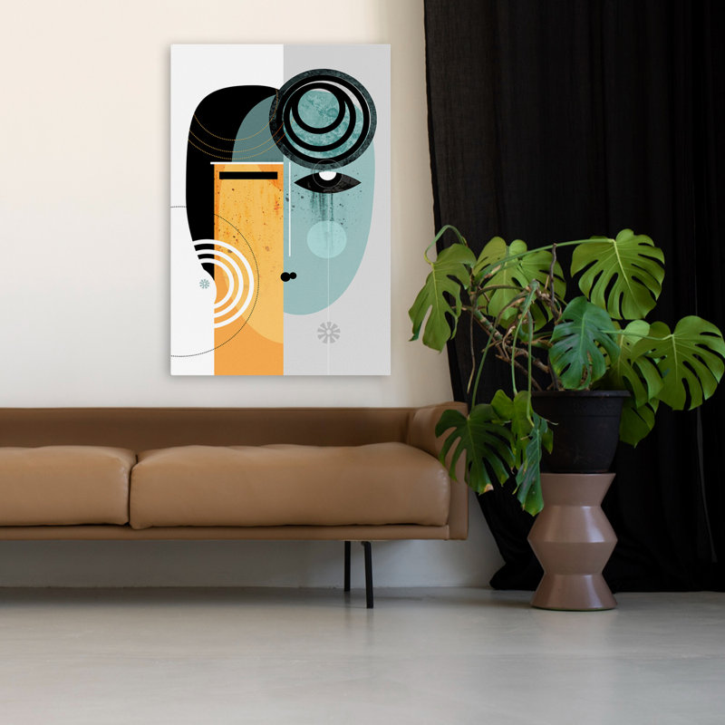 «Betrayal Of The King - Abstracts», art figuratif contemporain et typographie, H 48 po x l 32 po