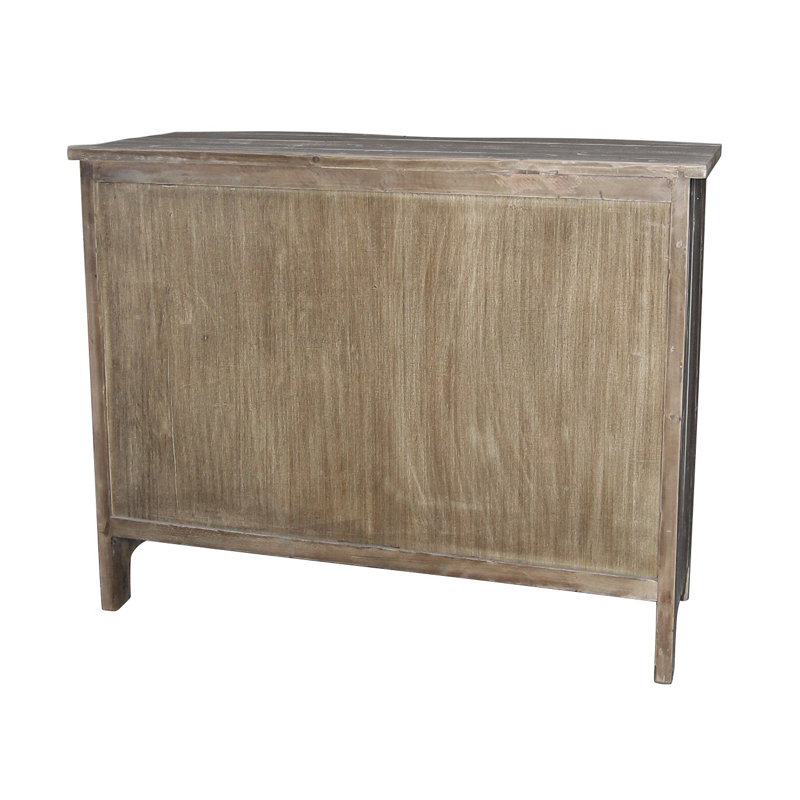 Baldev Pine Solid Wood 48 " W 4 - Drawer Dresser
