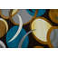 Tapis abstrait turquoise / brun Mccampbell-40595982