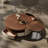 Saddle leather creative premium round tea table-107434899