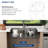 33" L x 22" W Drop-In Kitchen Sink 50/50 Double Bowl Stainless Steel Sink with Sink Bottom Grids