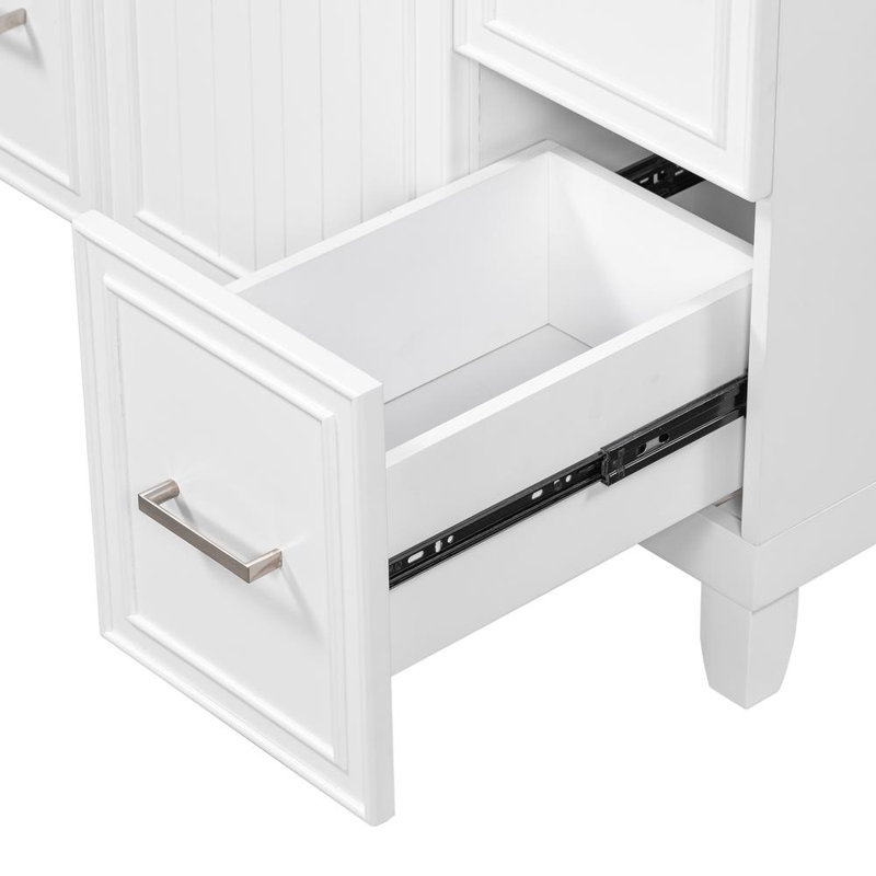 Bathroom Vanity Cabinet, White