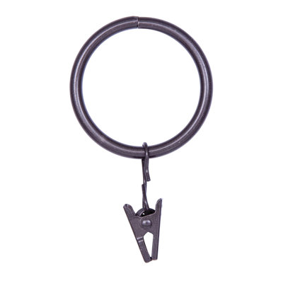 Steel Drapery Clip Rings - Basics by Wayfair™