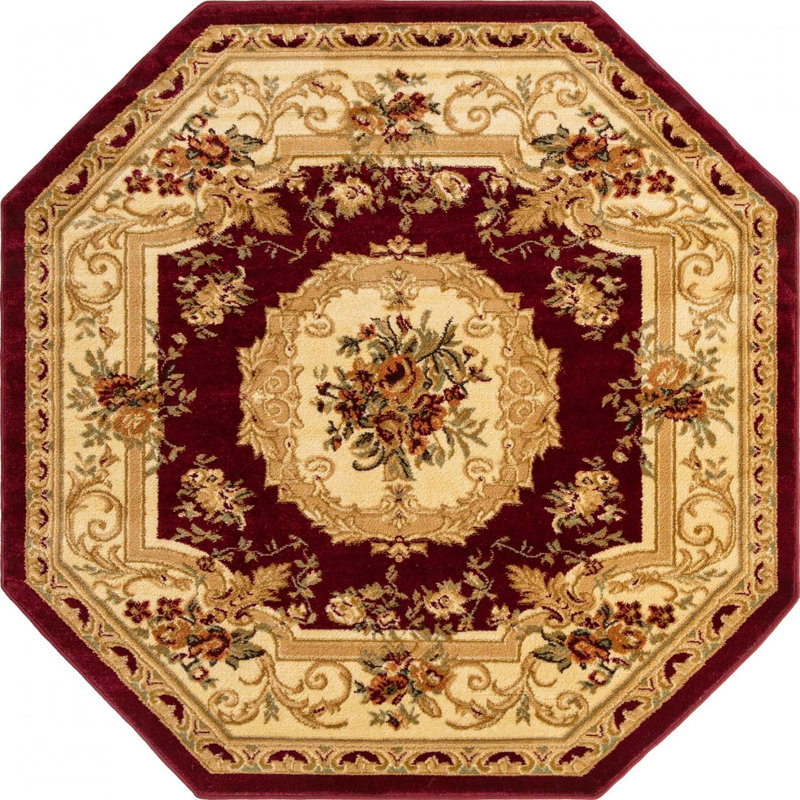 Rabito Oriental Indoor Rug, Octagon 5'